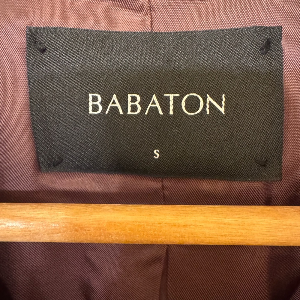 Babaton Elegant Women's Double-Breasted Pea Coat - Picture 5 of 6